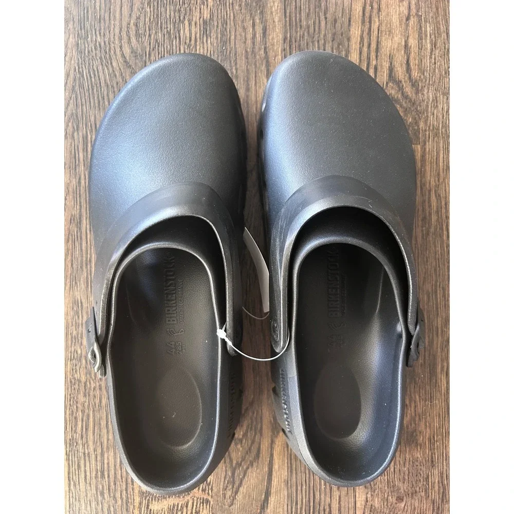 Birkenstock A640 Black Clogs Mens 11 Womens 13 Birki Work Shoes Slip Resistant